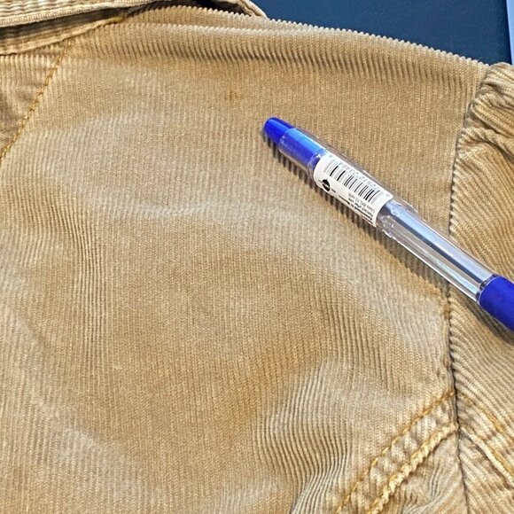 Tommy Jeans Corduroy Jacket Womens Size M Long Sleeve Button Up Brown Stretch - Picture 8 of 8